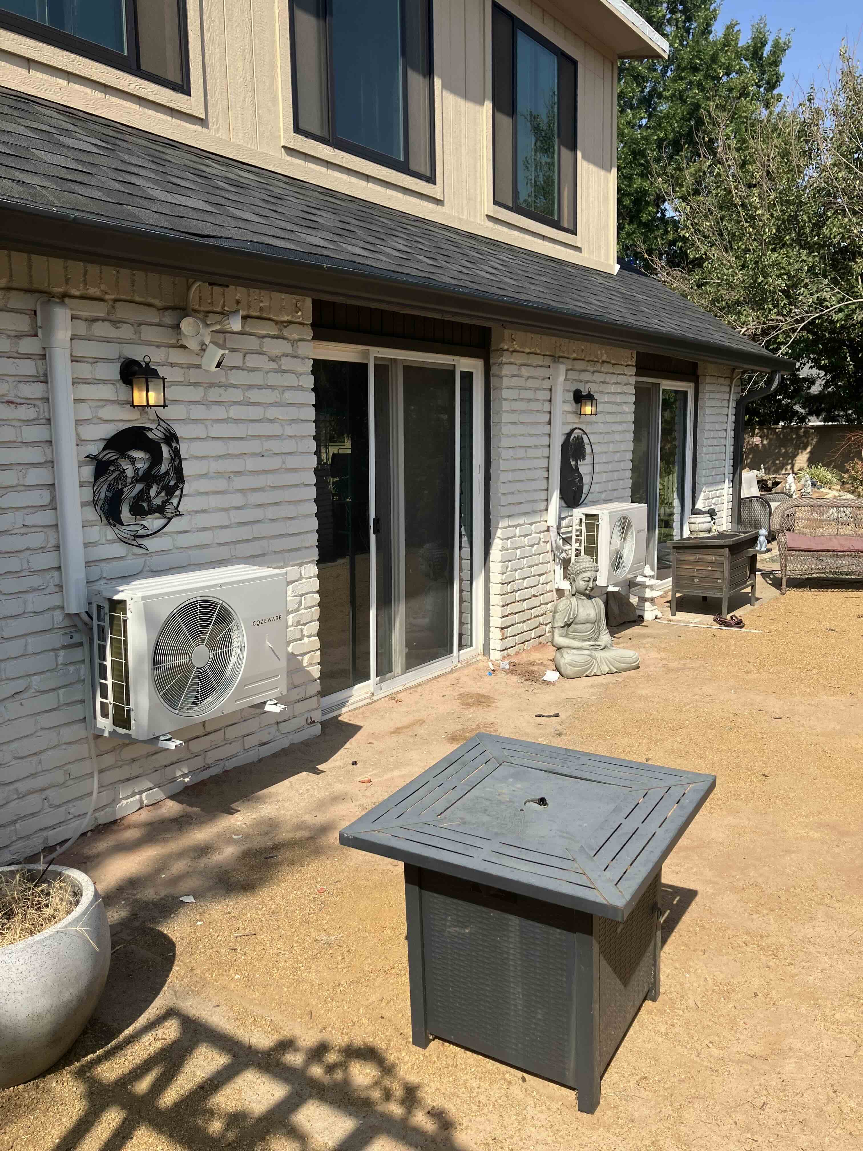 Direct Air heat pump repair in oklahoma city project